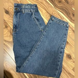 Zara High Waisted Paperbag Jeans, US sz 2. Only worn once, like new.